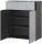 GERMANIA Kommode Oakland, 3696-587 grafit, silber 83,0 x 42,0 x 102,0 cm, 1 St.