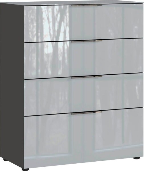 GERMANIA Kommode Oakland, 3695-587 grafit, silber 83,0 x 42,0 x 102,0 cm, 1 St.