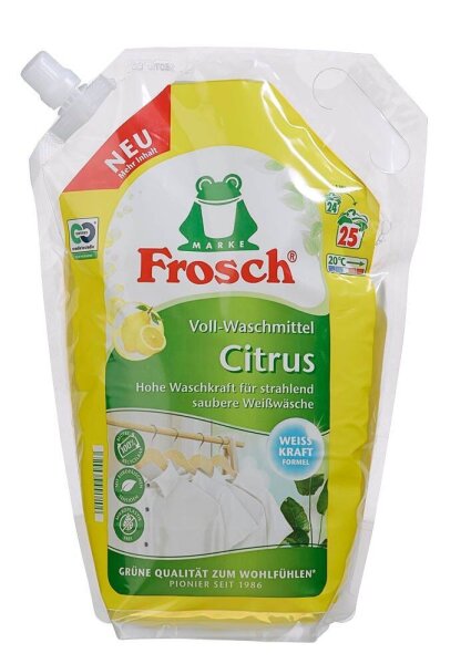 Frosch® CITRUS Waschmittel flüssig, 1,5 l