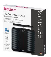 beurer Körperanalysewaage BF990 schwarz für...