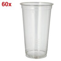 PAPSTAR Einweg-Trinkbecher glasklar 0,5 l, 60 St.