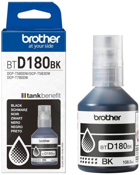 brother BTD180BK schwarz Tintenflasche