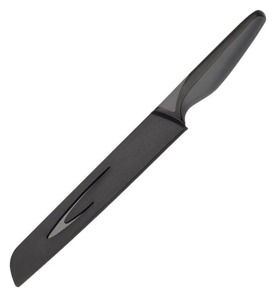 Echtwerk Brotmesser Black Steel schwarz, Klinge: 20,0 cm, 1 St.