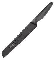 Echtwerk Brotmesser Black Steel schwarz, Klinge: 20,0 cm,...