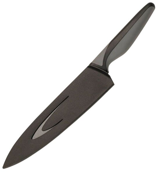 Echtwerk Kochmesser Black Steel schwarz, Klinge: 20,0 cm, 1 St.