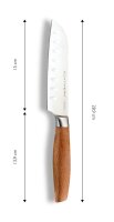Echtwerk Santokumesser Classic Edition silber, braun,...