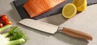 Echtwerk Santokumesser Classic Edition silber, braun, Klinge: 15,0 cm, 1 St.