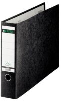 LEITZ 1073 Ordner schwarz marmoriert Karton 7,8 cm DIN A3...