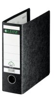 LEITZ 1075 Ordner schwarz marmoriert Karton 7,8 cm DIN A5...