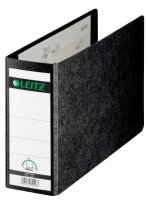LEITZ 1076 Ordner schwarz marmoriert Karton 8,0 cm DIN A5...