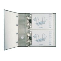 LEITZ 1092 Doppelordner schwarz Karton 7,5 cm, 1 St.