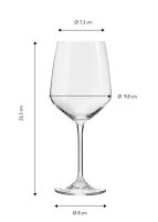 Echtwerk Rotweingläser 630,0 ml, 6 St.