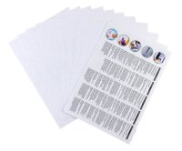 HERMA Transferpapier zum Aufbügeln weiss DIN A4, 10 Blatt
