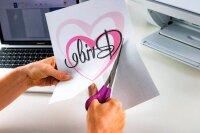 HERMA Transferpapier zum Aufbügeln weiss DIN A4, 10 Blatt