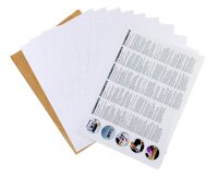 HERMA Transferpapier zum Aufbügeln schwarz DIN A4, 10 Blatt