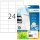 HERMA 10703 Recycling Etiketten weiß 70,0 x 36,0 mm, 20 Blatt