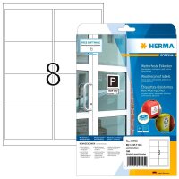HERMA wetterfeste Etiketten weiß 99,1 x 67,7 mm, 20...