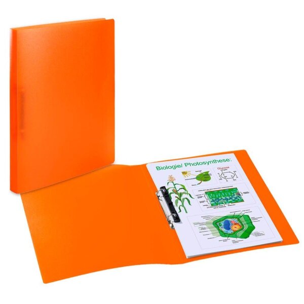 HERMA Ringbuch 2-Ringe orange 3,5 cm DIN A4, 1 St.
