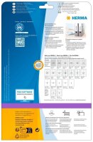 HERMA Ordneretiketten weiß, 20 Blatt