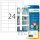 HERMA wetterfeste Etiketten weiß 66,0 x 33,8 mm, 20 Blatt