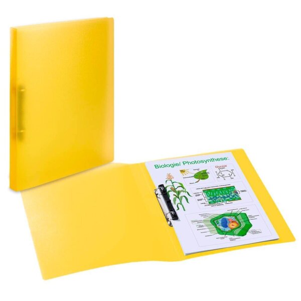 HERMA Ringbuch 2-Ringe gelb 3,5 cm DIN A4, 1 St.