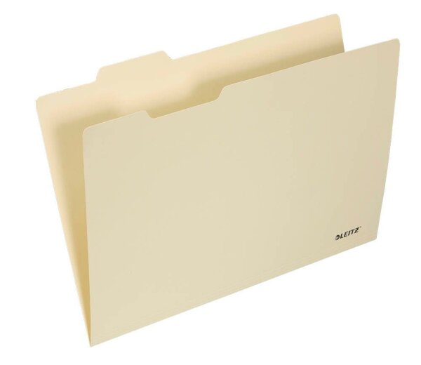 LEITZ Einstellmappen 2434 DIN A4 chamois, 100 St.