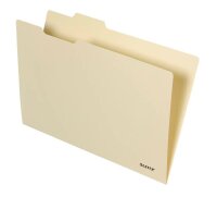 LEITZ Einstellmappen 2434 DIN A4 chamois, 100 St.