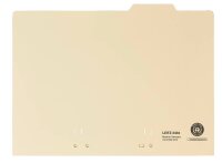 LEITZ Einstellmappen 2434 DIN A4 chamois, 100 St.