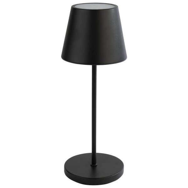 APS MERLE LED Akku-Tischleuchte schwarz 2,0 W