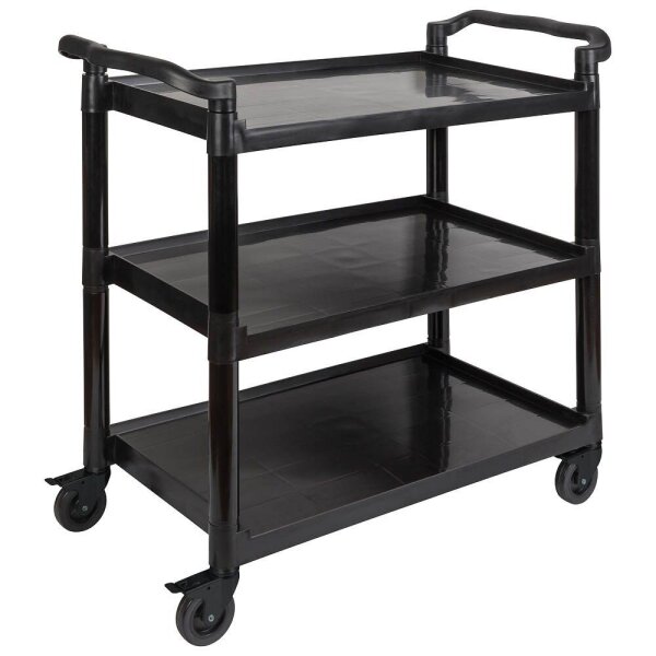 APS Servierwagen READY schwarz 50,0 x 108,0 x 96,0 cm  ( 11944 )