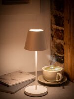 APS MERLE LED Akku-Tischleuchte weiß 2,0 W