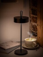 APS CLEO LED Akku-Tischleuchte schwarz 2,5 W