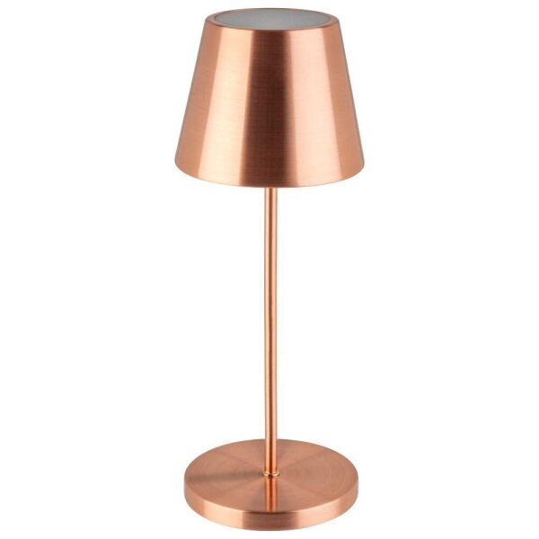 APS MERLE LED Akku-Tischleuchte kupfer 2,0 W