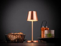 APS MERLE LED Akku-Tischleuchte kupfer 2,0 W