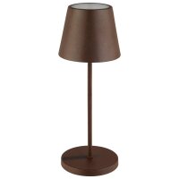 APS MERLE LED Akku-Tischleuchte rostfarben 2,0 W