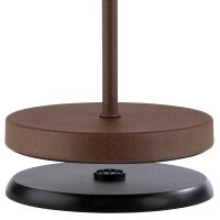APS MERLE LED Akku-Tischleuchte rostfarben 2,0 W