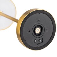 APS ALVA LED Akku-Tischleuchte gold 1,0 W
