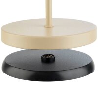 APS MERLE LED Akku-Tischleuchte sandfarben 2,0 W
