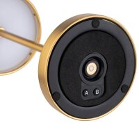 APS MERLE MINI LED Akku-Tischleuchte gold 2,0 W
