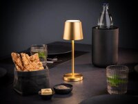 APS MERLE MINI LED Akku-Tischleuchte gold 2,0 W