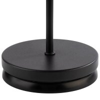 APS ANTON LED Akku-Tischleuchte schwarz, mirrored look 2,0 W