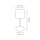 APS ANTON LED Akku-Tischleuchte schwarz, mirrored look 2,0 W