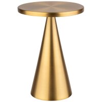 APS CONE LED Akku-Tischleuchte gold 2,0 W