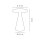 APS CONE LED Akku-Tischleuchte gold 2,0 W