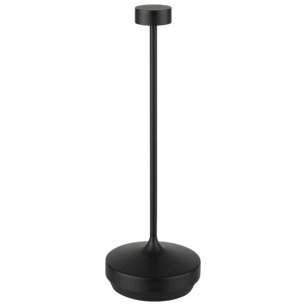 APS NISSRIN LED Akku-Tischleuchte schwarz 1,5 W