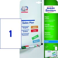 AVERY Zweckform J8867-5  Magnetschilder weiß 21,0 x...