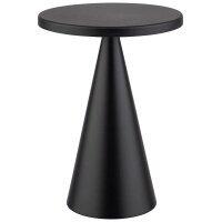 APS CONE LED Akku-Tischleuchte schwarz 2,0 W