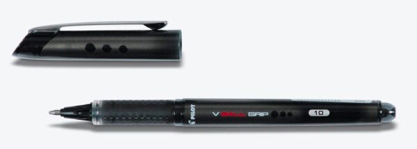 PILOT V-BALL GRIP 10 Tintenroller 0,6 mm, Schreibfarbe: schwarz, 1 St.