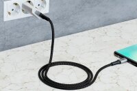 goobay USB C Kabel 0,5 m schwarz, grau, 1 St.