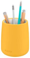 LEITZ Stiftehalter Cosy gelb Keramik 8,7 x 8,7 x 10,8 cm